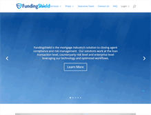 Tablet Screenshot of fundingshield.com